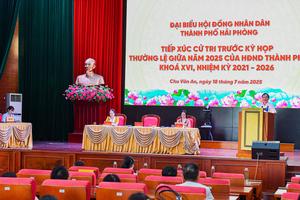 Hải Phòng: Cử tri gửi gắm tâm tư về nhiều vấn đề dân sinh "nóng"