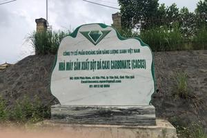 Lào Cai: Xử phạt Công ty Cổ phần khoáng sản Năng lượng xanh Việt Nam do vi phạm về bảo vệ môi trường