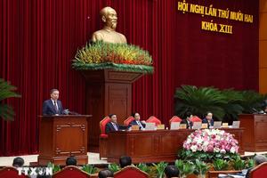 Phát biểu của Tổng Bí thư Tô Lâm tại Phiên khai mạc Hội nghị Trung ương lần thứ 12 Ban Chấp hành Trung ương Đảng khóa XIII