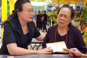 MTTQ tỉnh Bắc Ninh chia sẻ mất mát với gia đình nạn nhân vụ lật tàu