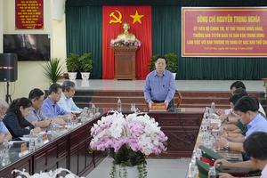 Trưởng ban Tuyên giáo và Dân vận Trung ương thăm, làm việc tại đặc khu Thổ Châu