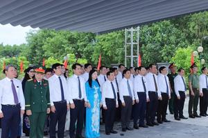 Thanh Hóa: Dâng hương tưởng nhớ các anh hùng thương binh liệt sỹ