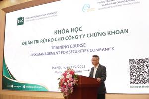 Uỷ ban Chứng khoán Nhà nước đào tạo về quản trị rủi ro cho công ty chứng khoán
