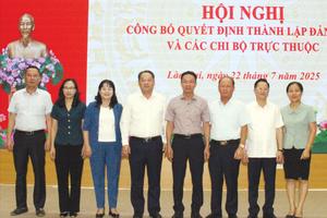 Công bố thành lập Đảng bộ HĐND tỉnh Lào Cai nhiệm kỳ 2025–2030