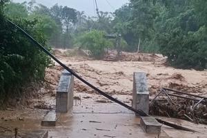 Nghệ An: Mưa lũ dữ dội cuốn trôi nhiều ngôi nhà, cầu dân sinh bị phá hủy