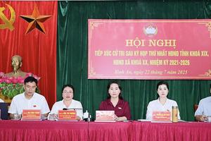 Nhiều ý kiến cử tri được tiếp thu, giải đáp