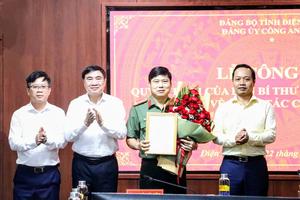 Chỉ định Đại tá Vũ Văn Đấu, Giám đốc Công an tỉnh tham gia Ban Thường vụ Tỉnh uỷ Điện Biên