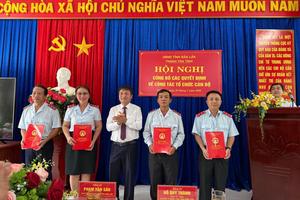 Thanh tra tỉnh Đắk Lắk công bố các quyết định về công tác cán bộ tại Cơ sở 2