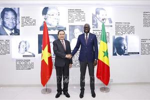 Chủ tịch Quốc hội Trần Thanh Mẫn hội đàm với Chủ tịch Quốc hội Senegal Malick Ndiaye
