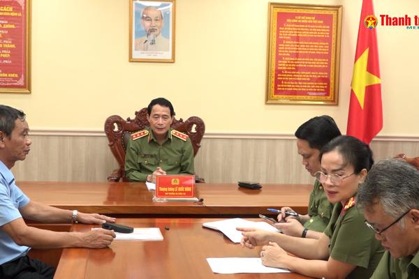 Công tác tiếp công dân có hiệu lực hiệu quả tại Thanh tra Bộ Công an