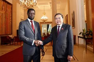Chủ tịch Quốc hội Trần Thanh Mẫn hội kiến Tổng thống Senegal