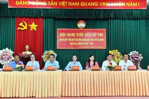 Phó Bí thư Thường trực Tỉnh ủy Tuyên Quang tiếp xúc cử tri xã Yên Phú