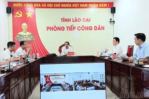 Bí thư Tỉnh ủy Lào Cai lắng nghe, chỉ đạo giải quyết dứt điểm từ cơ sở