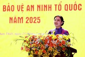 Phó Chủ tịch MTTQ Việt Nam Hà Thị Nga dự Ngày hội “Toàn dân bảo vệ an ninh Tổ quốc”