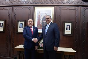 Chủ tịch Quốc hội Trần Thanh Mẫn hội kiến Thủ tướng Morocco