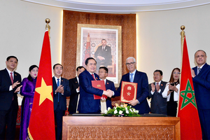 Quốc hội Việt Nam và Hạ viện Morocco ký Thỏa thuận hợp tác nghị viện