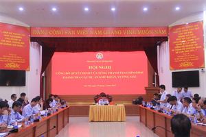 Công bố quyết định thanh tra dự án khó khăn, vướng mắc tại các tỉnh Đắk Lắk, Hà Tĩnh, Đồng Tháp, Lâm Đồng