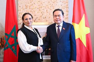 Chủ tịch Quốc hội Trần Thanh Mẫn tiếp Chủ tịch Nhóm Nghị sĩ hữu nghị Morocco - Việt Nam
