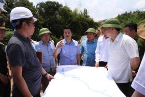 Bí thư Tỉnh ủy Lạng Sơn kiểm tra thực địa Dự án cao tốc Hữu Nghị - Chi Lăng