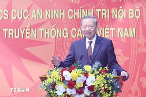 Tổng Bí thư Tô Lâm gặp mặt cán bộ, chiến sĩ Cục An ninh chính trị nội bộ