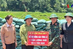 Lãnh đạo tỉnh Sơn La 2 kiểm tra công tác khắc phục lũ ống, lũ quét tại xã Chiềng Sơ