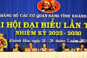 Đại hội đại biểu Đảng bộ Các cơ quan Đảng tỉnh Khánh Hòa lần thứ nhất