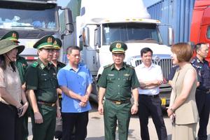 Hoạt động xuất nhập khẩu qua cửa khẩu Quốc tế Hữu Nghị đạt kết quả tích cực