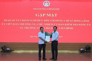 Thanh tra Chính phủ trao quyết định nghỉ hưu cho Vụ trưởng Vụ Kế hoạch – Tài chính