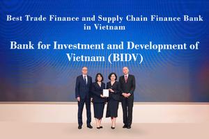BIDV khẳng định vị thế  trong lĩnh vực tài trợ thương mại và tài trợ chuỗi cung ứng