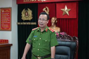 Đoàn khảo sát số 2 của Bộ Công an làm việc tại tỉnh Tuyên Quang