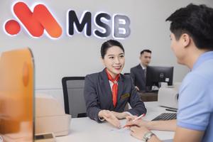 MSB công bố kết quả kinh doanh bán niên