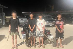 Tuyên Quang: Bắt nhóm 4 đối tượng chém người gây thương tích do mâu thuẫn cá nhân