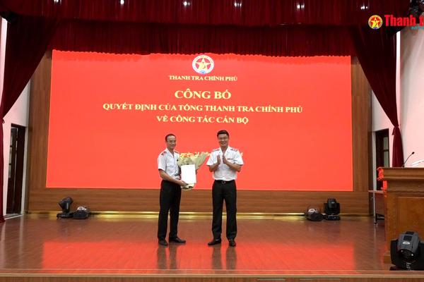 Tổng Thanh tra Chính phủ bổ nhiệm ông Lê Quang Linh giữ chức Vụ trưởng Vụ Kế hoạch – Tài chính