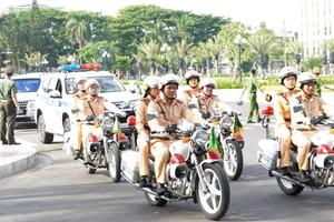 Hơn 660 cán bộ, chiến sĩ ra quân bảo vệ tuyệt đối an ninh, an toàn đại hội đảng bộ các cấp