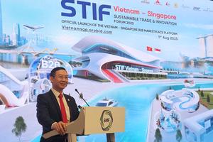 Diễn đàn STIF 2025: Mở ra kỷ nguyên hợp tác số và thương mại xanh Việt Nam - Singapore