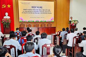An Giang: Tập trung thanh tra các lĩnh vực dễ phát sinh tham nhũng, tiêu cực