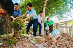 Thanh tra thành phố Hà Nội ra quân tổng vệ sinh môi trường
