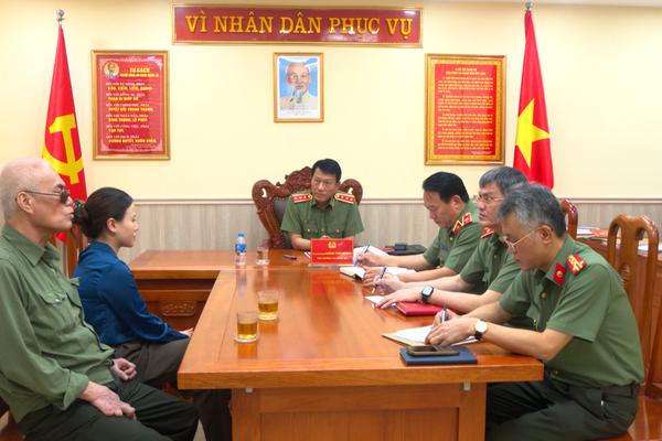 Ghi nhận công tác tiếp công dân, giải quyết KN,TC tại Thanh tra Bộ Công an