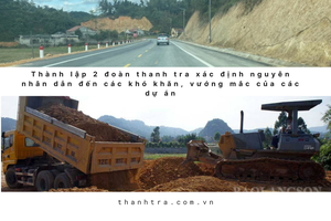 Lạng Sơn: Thành lập 2 đoàn thanh tra xác định nguyên nhân các dự án chậm tiến độ