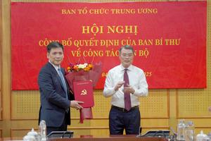 Ban Bí thư bổ nhiệm ông Nguyễn Thanh Bình làm Phó Trưởng Ban Tổ chức Trung ương