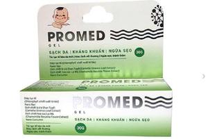Đình chỉ lưu hành và thu hồi sản phẩm Gel Promed