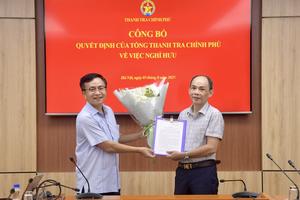 Công bố quyết định nghỉ hưu cho ông Nguyễn Đình Bính: Ghi nhận một hành trình cống hiến