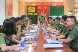 Thanh tra bảo vệ bí mật nhà nước, an ninh mạng tại 4 đơn vị thuộc Công an Đà Nẵng