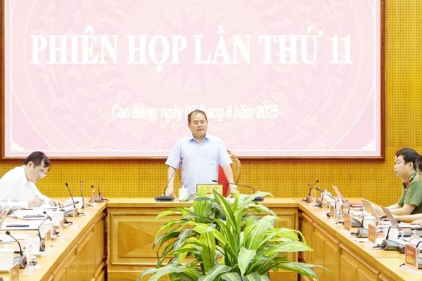 Cao Bằng: Tăng cường kiểm thanh tra, giám sát, kịp thời phát hiện, ngăn chặn xử lý tham nhũng, lãng phí, tiêu cực