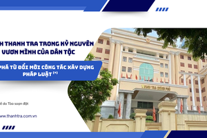 Ngành Thanh tra trong kỷ nguyên vươn mình của dân tộc: Bứt phá từ đổi mới công tác xây dựng pháp luật