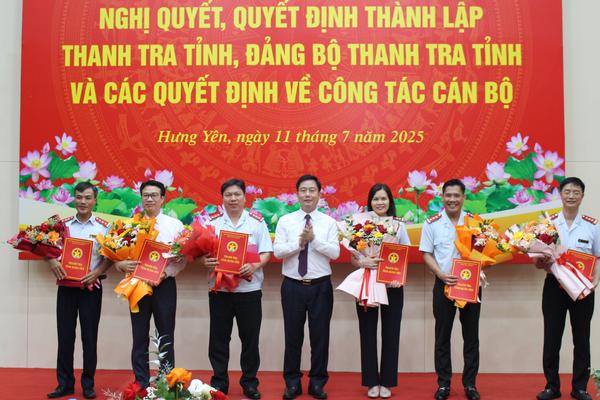 Thanh tra tỉnh Hưng Yên: Chủ động, quyết liệt triển khai công việc sau sáp nhập
