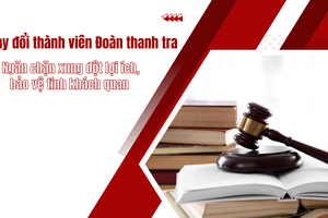 Thay đổi thành viên đoàn thanh tra: Ngăn chặn xung đột lợi ích, bảo vệ tính khách quan