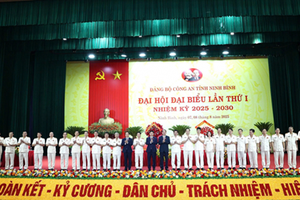Thiếu tướng Nguyễn Hữu Mạnh làm Bí thư Đảng ủy Công an tỉnh Ninh Bình