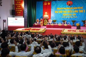 Khai mạc Đại hội đại biểu Đảng bộ UBND thành phố Huế lần thứ I