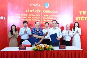 Tăng cường hợp tác giữa Trung ương Hội Liên hiệp Thanh niên Việt Nam và TikTok Việt Nam